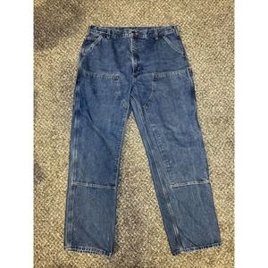 Carhartt Mens Double Knee B73DST Original Dungaree Fit Jeans Size 40X34